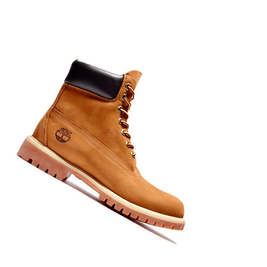 Timberland Premium Original 6-inch Boots Férfi Barna | HU-158FDTO