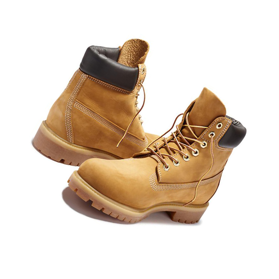 Timberland Premium Original 6-inch Boots Férfi Sárga | HU-162KYRX