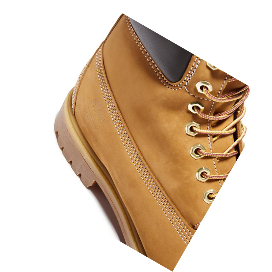 Timberland Premium Original 6-inch Boots Férfi Sárga | HU-162KYRX