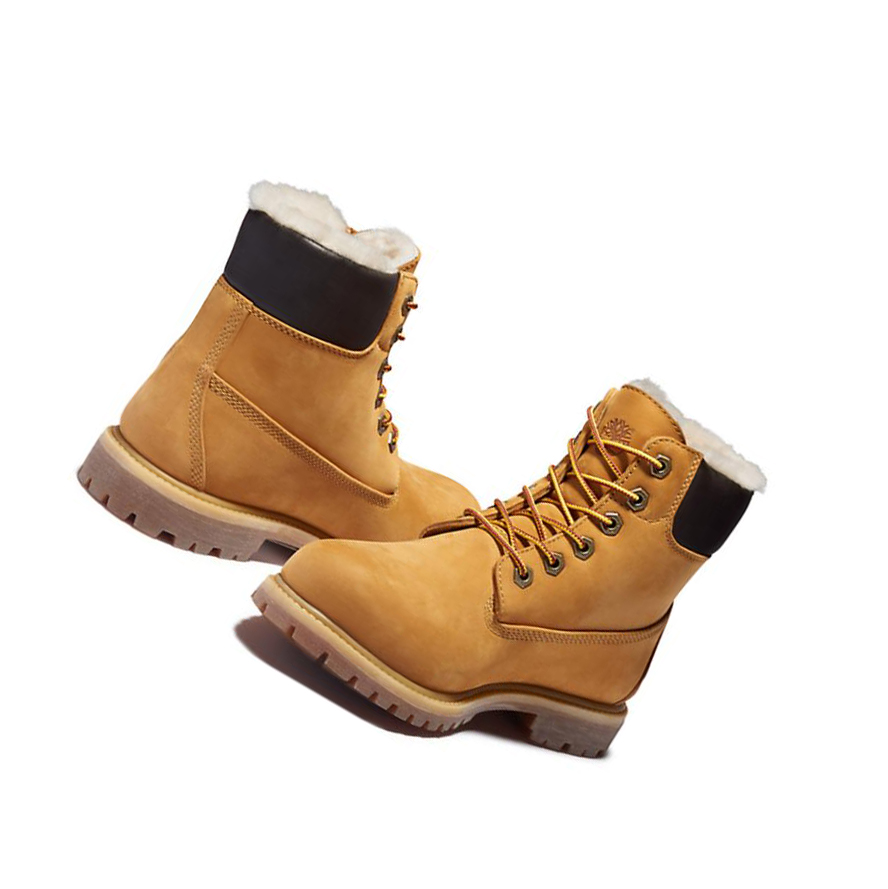 Timberland Premium Original 6-inch Boots Női Sárga | HU-169JMUL