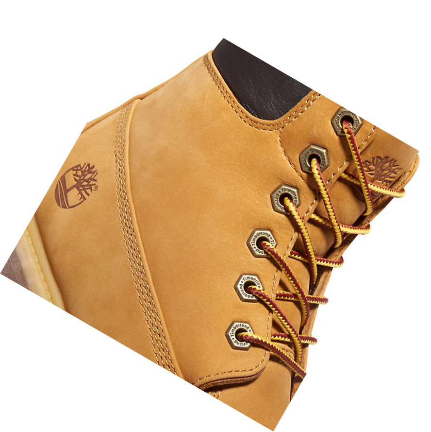 Timberland Premium Original 6-inch Boots Női Sárga | HU-169JMUL