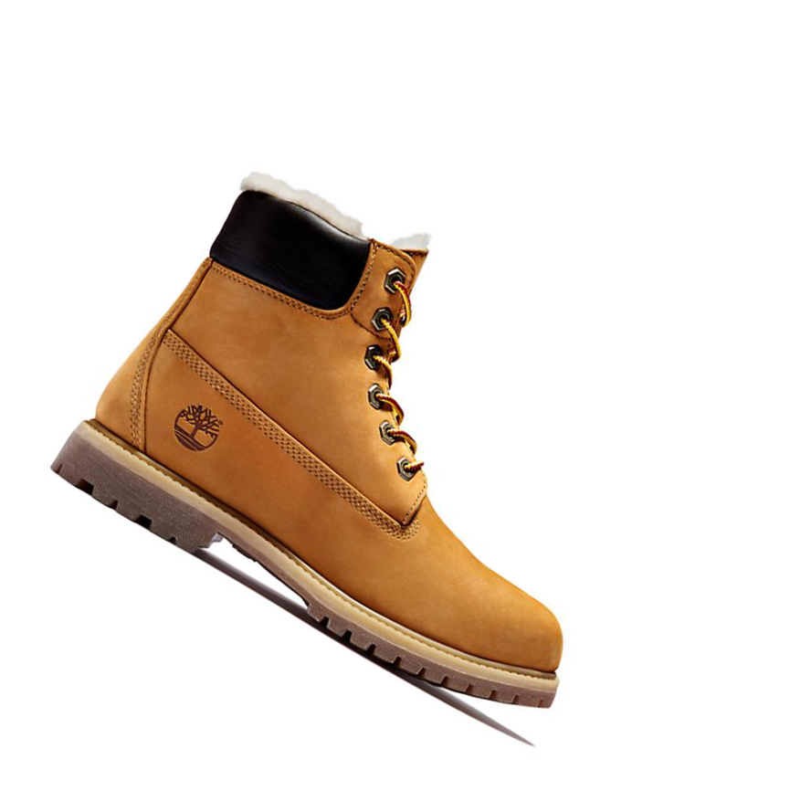 Timberland Premium Original 6-inch Boots Női Sárga | HU-169JMUL