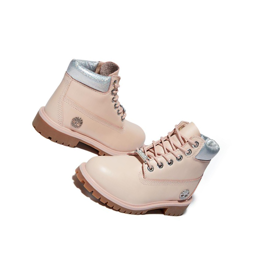 Timberland Premium Original 6-inch Boots Gyerek Rózsaszín | HU-207UJTG