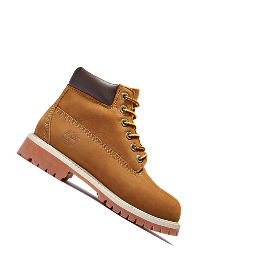 Timberland Premium Original 6-inch Boots Gyerek Barna | HU-673UDIG