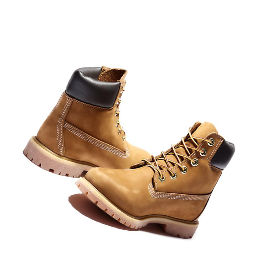 Timberland Premium Waterproofs Original 6-inch Boots Női Barna | HU-283IKWC