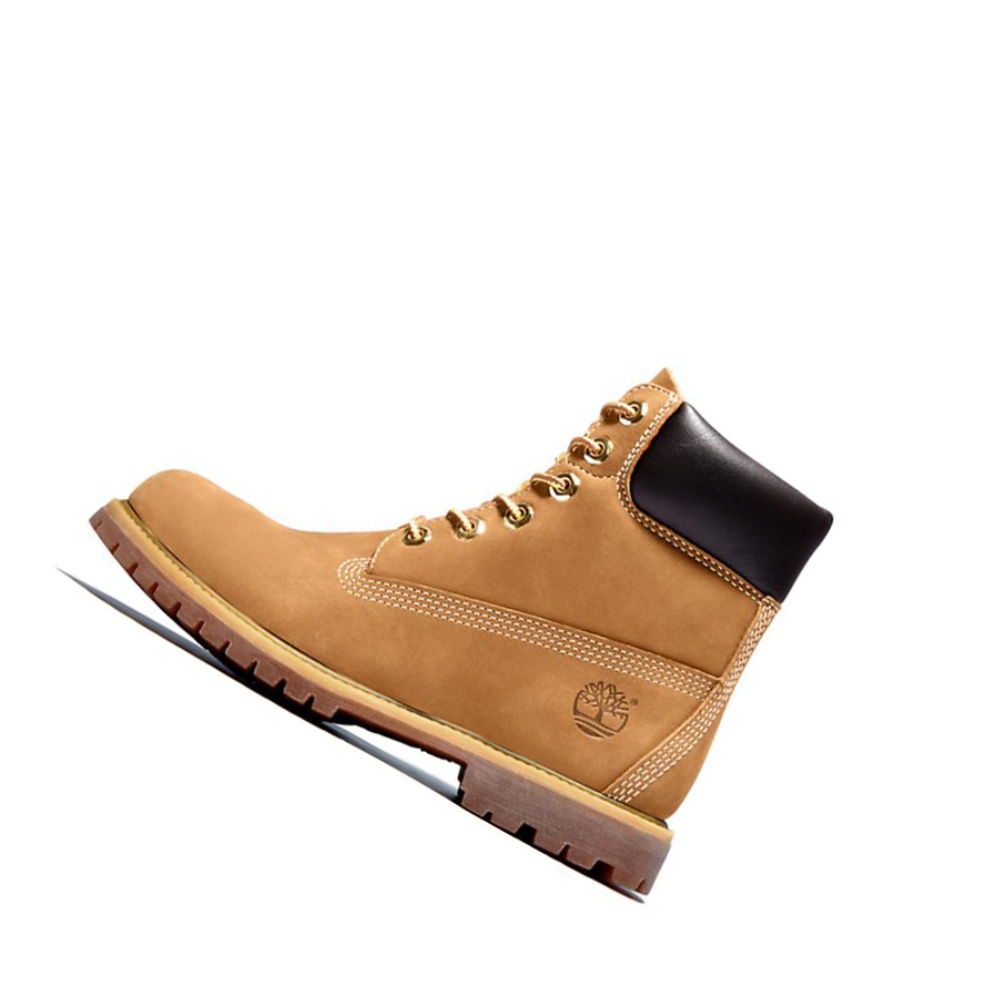 Timberland Premium Waterproofs Original 6-inch Boots Női Barna | HU-283IKWC