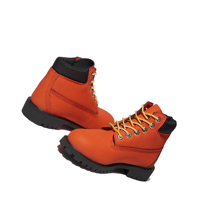 Timberland Premium Waterproofs Original 6-inch Boots Gyerek Narancssárga | HU-420GNDM