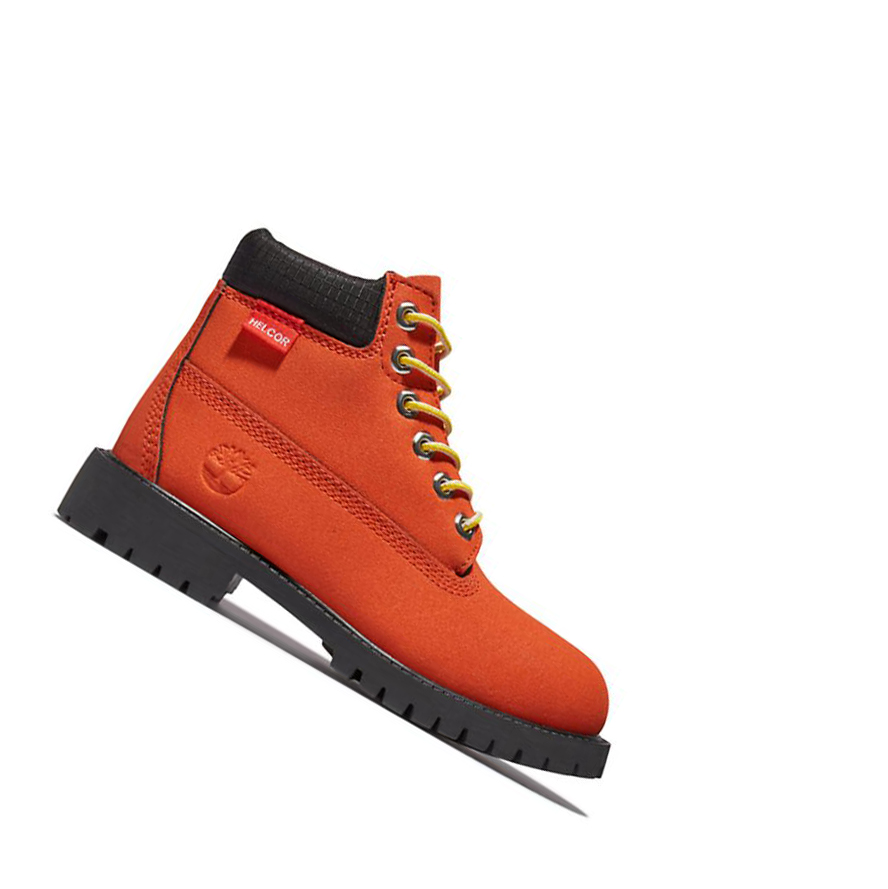 Timberland Premium Waterproofs Original 6-inch Boots Gyerek Narancssárga | HU-420GNDM