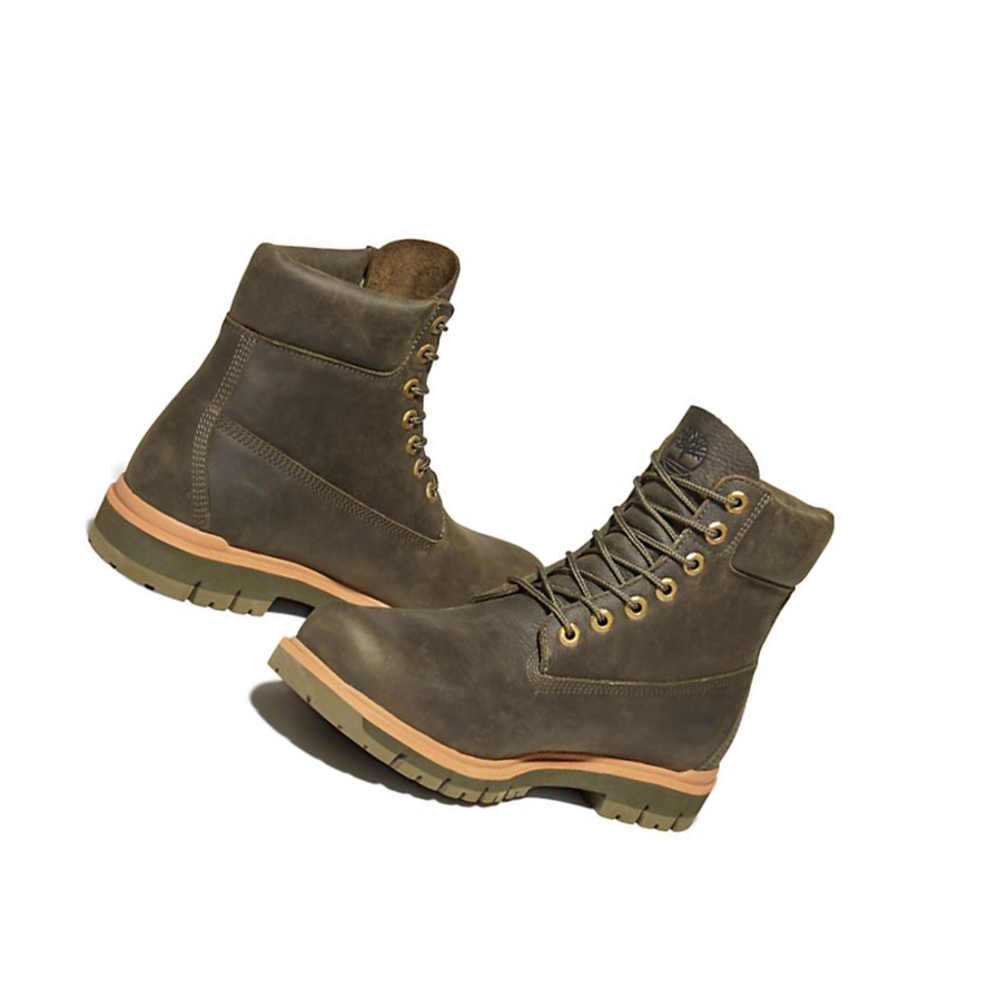 Timberland Radford Original 6-inch Boots Férfi Sötétzöld | HU-375ERSB