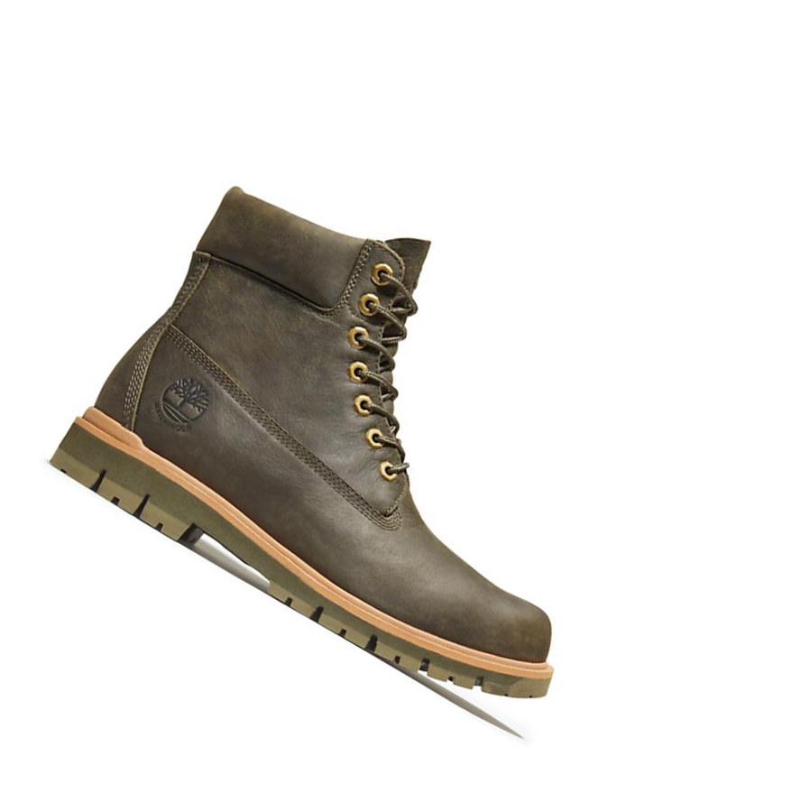 Timberland Radford Original 6-inch Boots Férfi Sötétzöld | HU-375ERSB