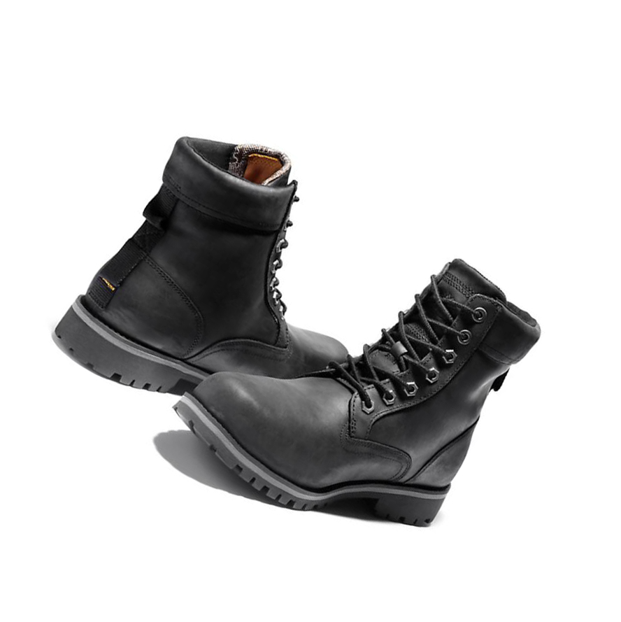 Timberland Rugged Vízálló II Original 6-inch Boots Férfi Fekete | HU-019ENHZ