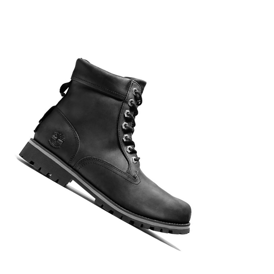 Timberland Rugged Vízálló II Original 6-inch Boots Férfi Fekete | HU-019ENHZ