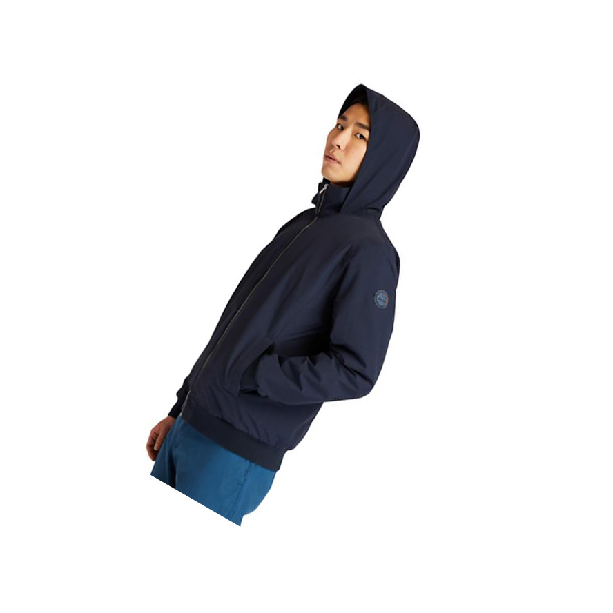 Timberland Sailor Bomber Kabát Férfi Sötétkék | HU-081ATPG