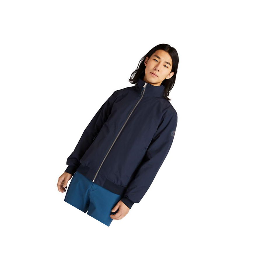 Timberland Sailor Bomber Kabát Férfi Sötétkék | HU-081ATPG