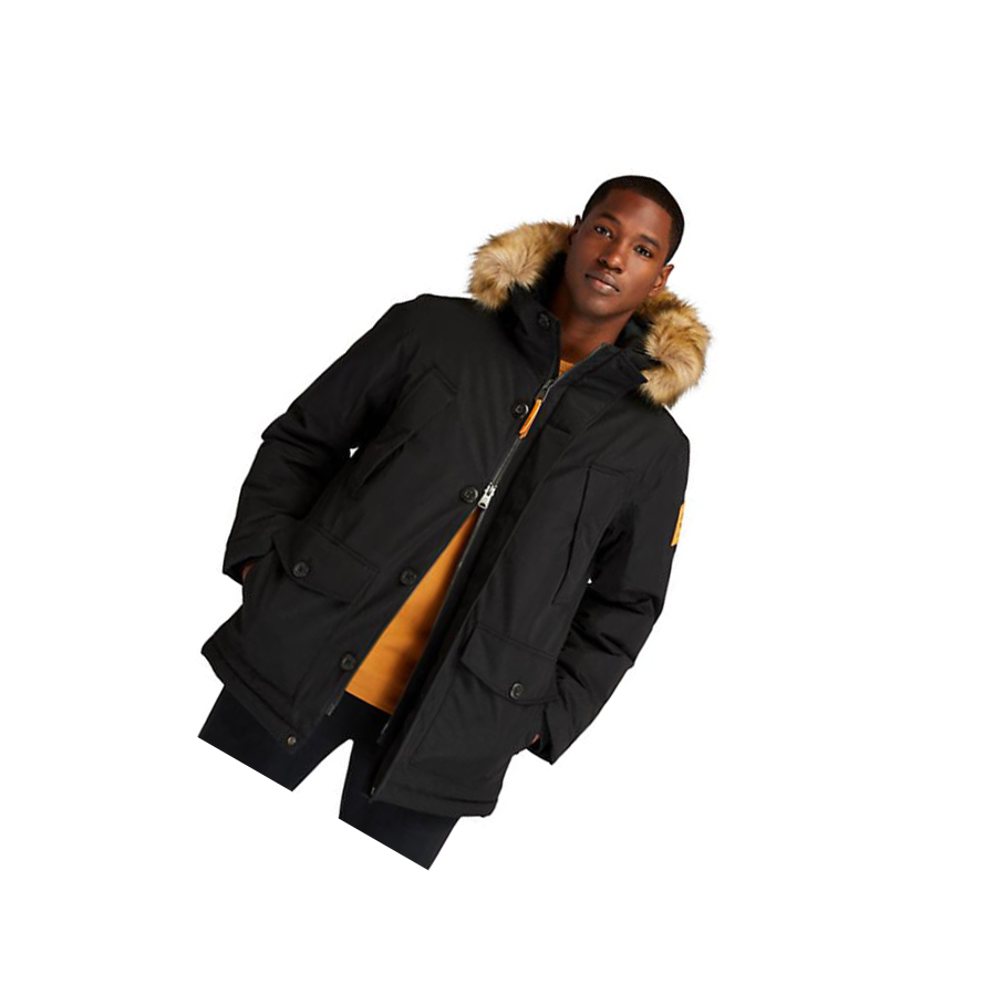 Timberland Scar Ridge Parka Kabát Férfi Fekete | HU-936JTHZ