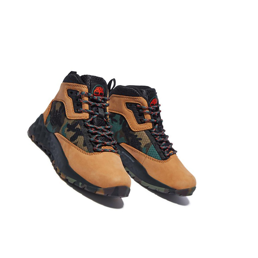 Timberland Solar Wave GreenStride™ Hiker Chukka Bakancs Gyerek Sárga | HU-546AVRO