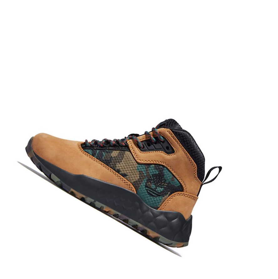 Timberland Solar Wave GreenStride™ Hiker Chukka Bakancs Gyerek Sárga | HU-546AVRO