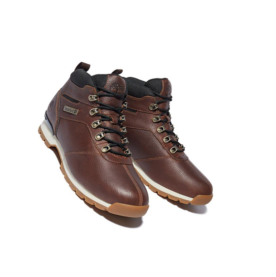 Timberland Splitrock Mid Hiker Túrabakancs Férfi Sötétbarna | HU-219YWTR