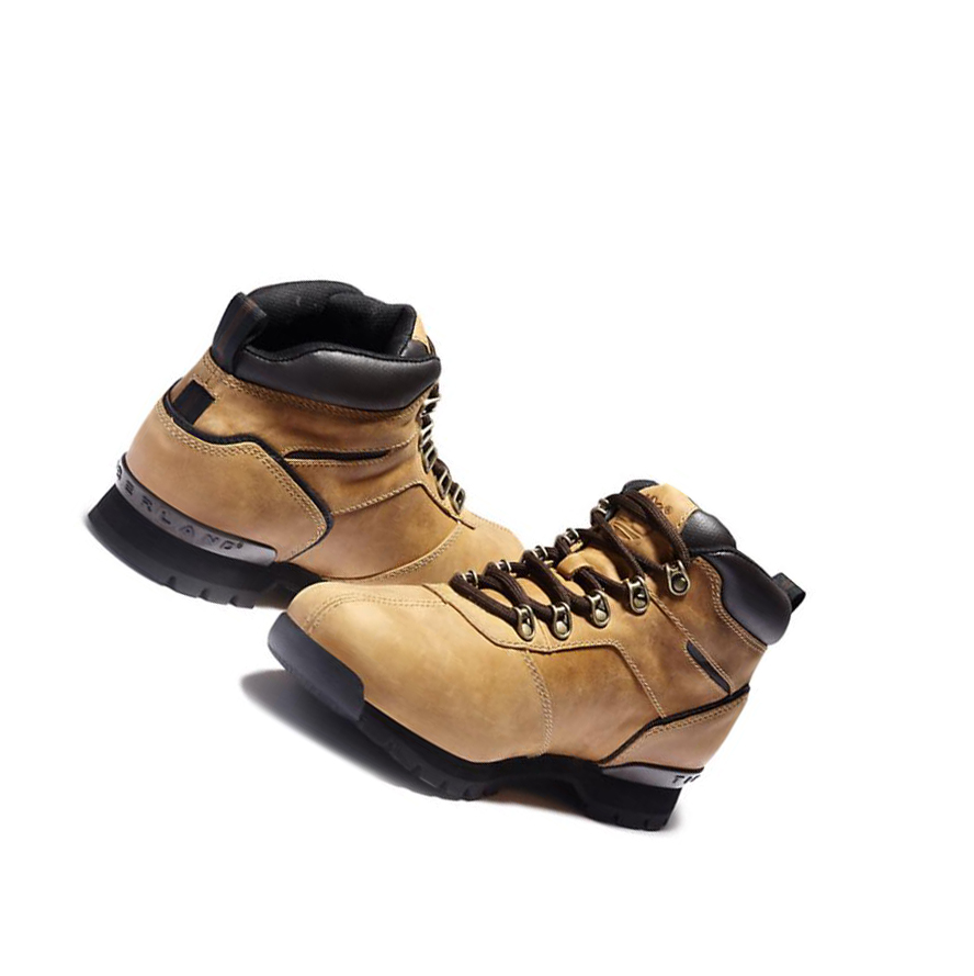 Timberland Splitrock Nubuck Mid Hiker Túrabakancs Férfi Sárga | HU-402LBOJ