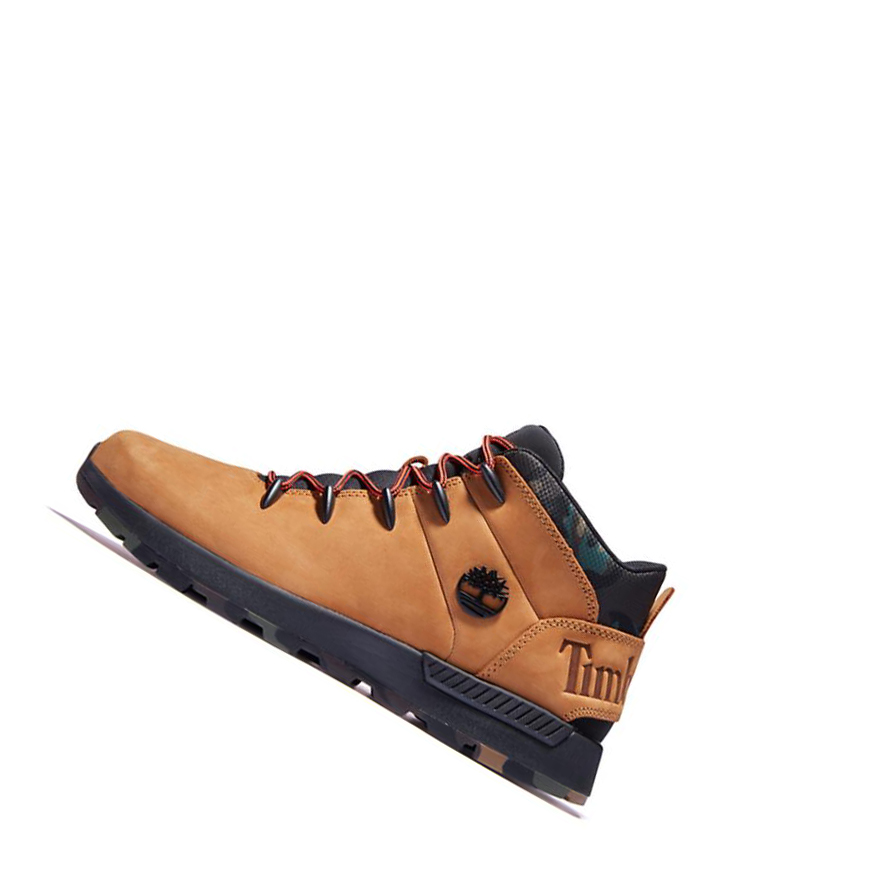 Timberland Sprint Trekker Chukka Bakancs Férfi Sárga Fekete | HU-169UFHN