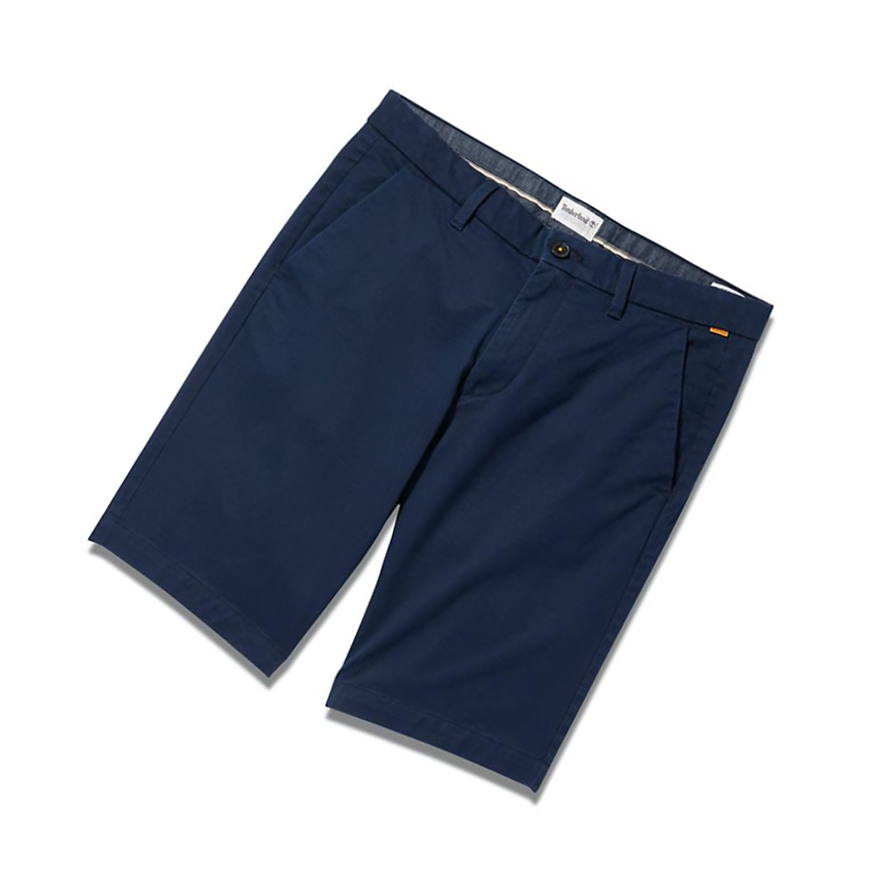 Timberland Squam Lake Stretch Chino Rövidnadrág Férfi Sötétkék | HU-351HUGA