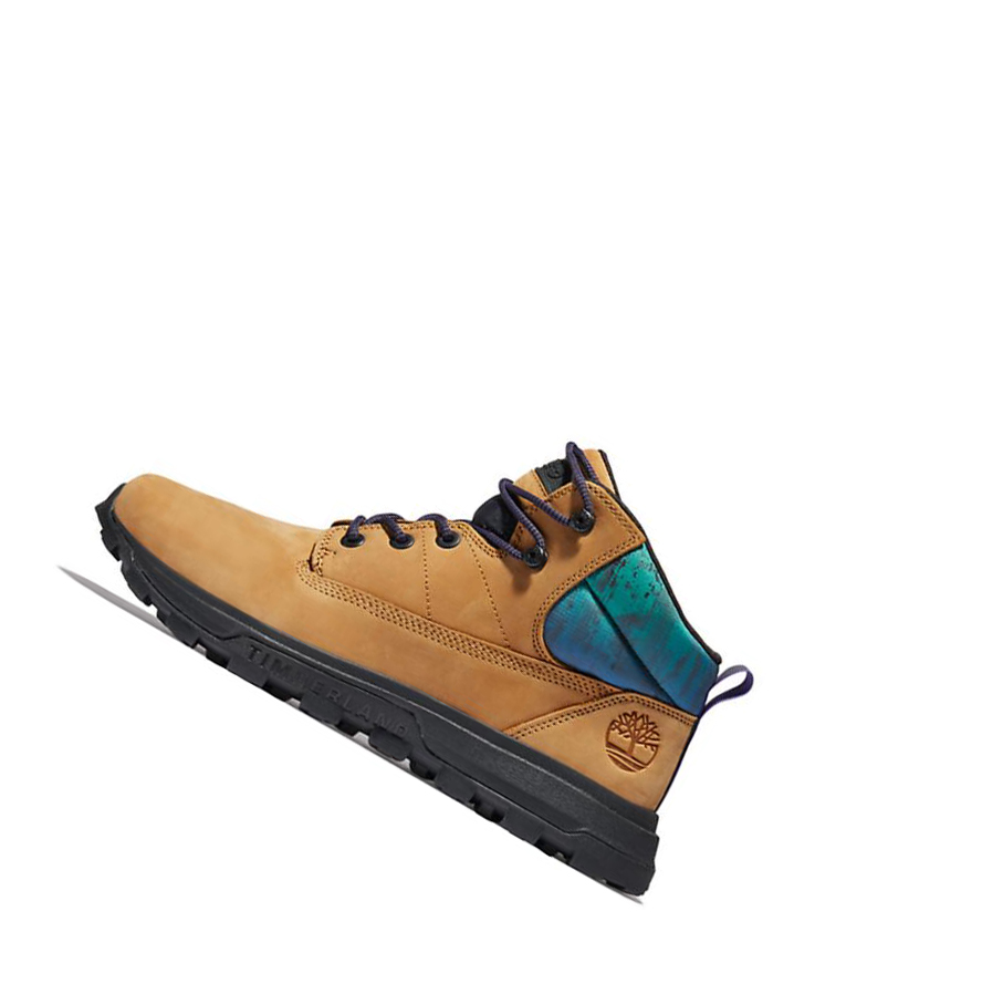 Timberland Treeline Chukka Bakancs Férfi Sárga | HU-264FODU