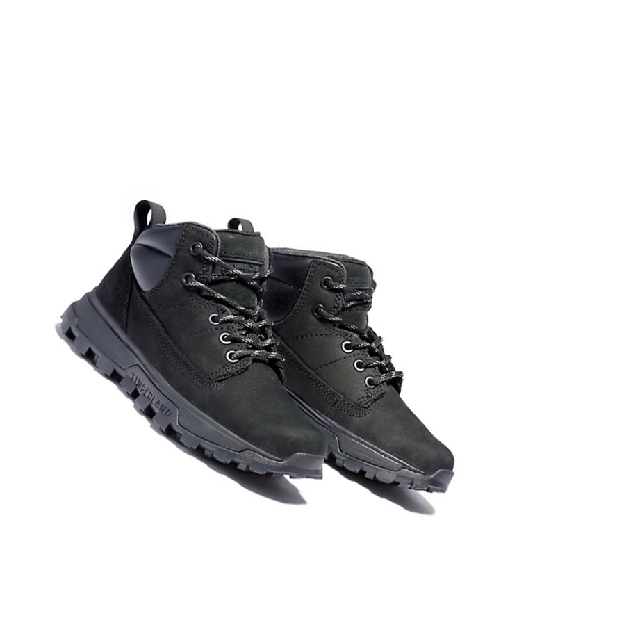 Timberland Treeline Mid Hiker Túrabakancs Gyerek Fekete | HU-912IGHP