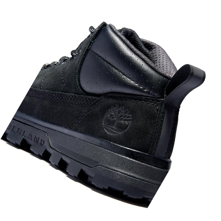 Timberland Treeline Mid Hiker Túrabakancs Gyerek Fekete | HU-912IGHP