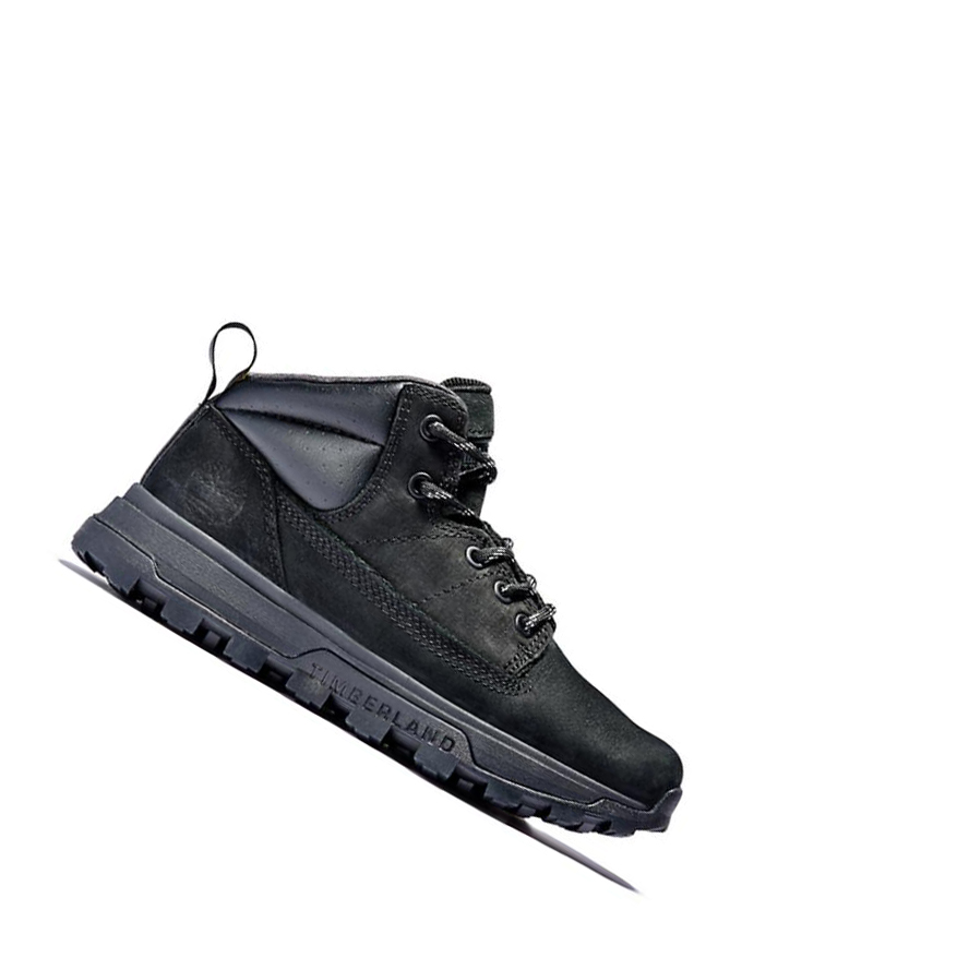 Timberland Treeline Mid Hiker Túrabakancs Gyerek Fekete | HU-912IGHP