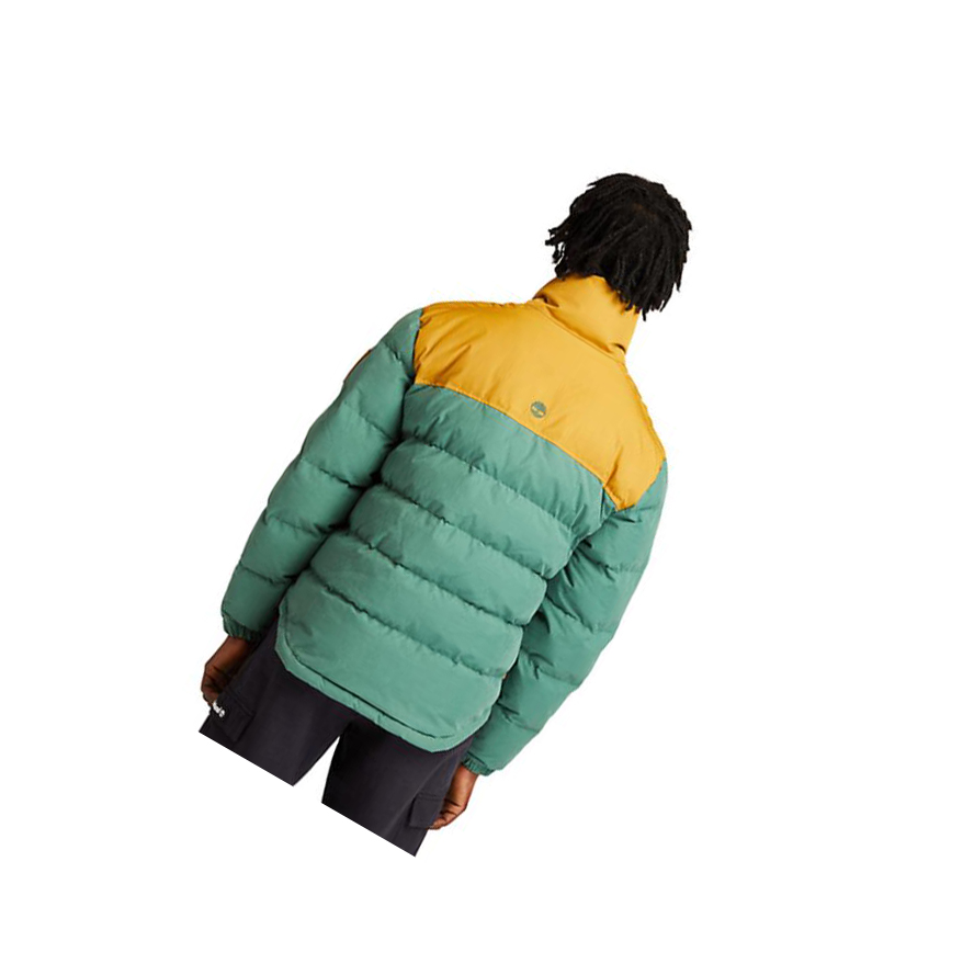 Timberland Welch Mountain Puffer Quilted-Hibrid Kabát Férfi Zöld | HU-473JQNI