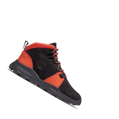 Timberland Brooklyn Alpine Chukka Bakancs Gyerek Fekete | HU-927WNOI