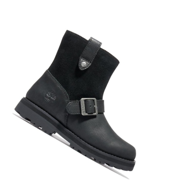 Timberland Courma Kid Side-zip Téli Túrabakancs Gyerek Fekete | HU-076JTEU