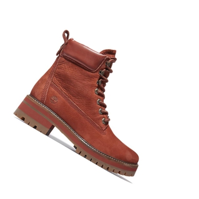 Timberland Courmayeur Valley Original 6-inch Boots Női Barna | HU-286CFMN