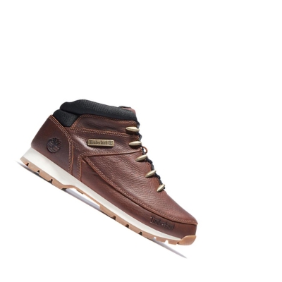 Timberland Euro Sprint Hiker Full-grain Túrabakancs Férfi Barna | HU-671TSUL