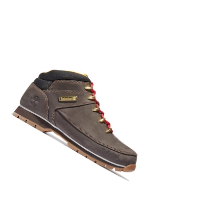 Timberland Euro Sprint Hiker Nubuck Túrabakancs Férfi Barna | HU-850OKTH