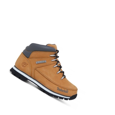 Timberland Euro Sprint Mid Hiker Túrabakancs Gyerek Sárga | HU-519LBUP