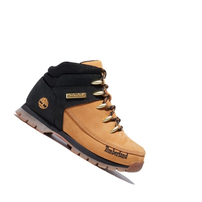 Timberland Euro Sprint Mid Hiker Túrabakancs Gyerek Sárga | HU-693TJFK