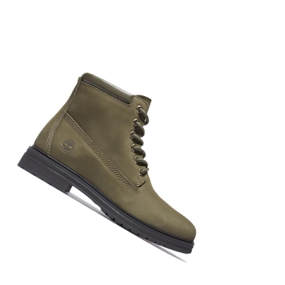 Timberland Hannover Hill Original 6-inch Boots Női Sötétzöld | HU-157FWQI