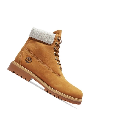 Timberland Heritage EK+ Regenerative Bőr Original 6-inch Boots Férfi Sárga | HU-375FUWS