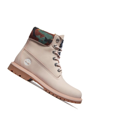 Timberland Heritage Original 6-inch Boots Női Világos Rózsaszín | HU-632CDMK