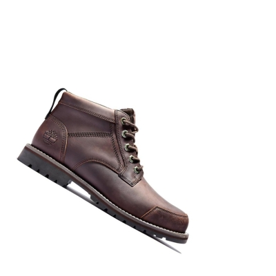 Timberland Larchmont II Bőr Chukka Bakancs Férfi Sötétbarna | HU-842KUZN