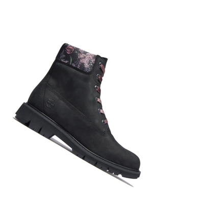 Timberland Lucia Way Original 6-inch Boots Női Fekete | HU-612YKRI