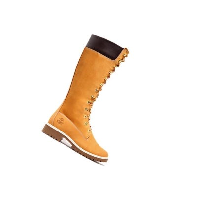 Timberland Premium14 Inch Téli Bakancs Női Sárga | HU-351CEQH