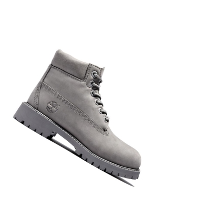 Timberland Premium Original 6-inch Boots Gyerek Világos Szürke | HU-190SZBH