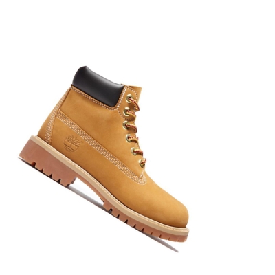 Timberland Premium Original 6-inch Boots Gyerek Sárga | HU-368DXCE