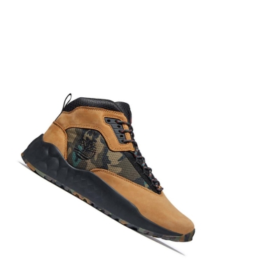 Timberland Solar Wave GreenStride™ Chukka Bakancs Férfi Sárga | HU-514CUVT