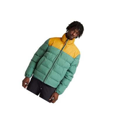 Timberland Welch Mountain Puffer Quilted-Hibrid Kabát Férfi Zöld | HU-473JQNI