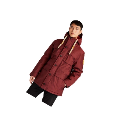 Timberland Wilmington DryVent™ Field Parka Kabát Férfi Piros | HU-960RZDH